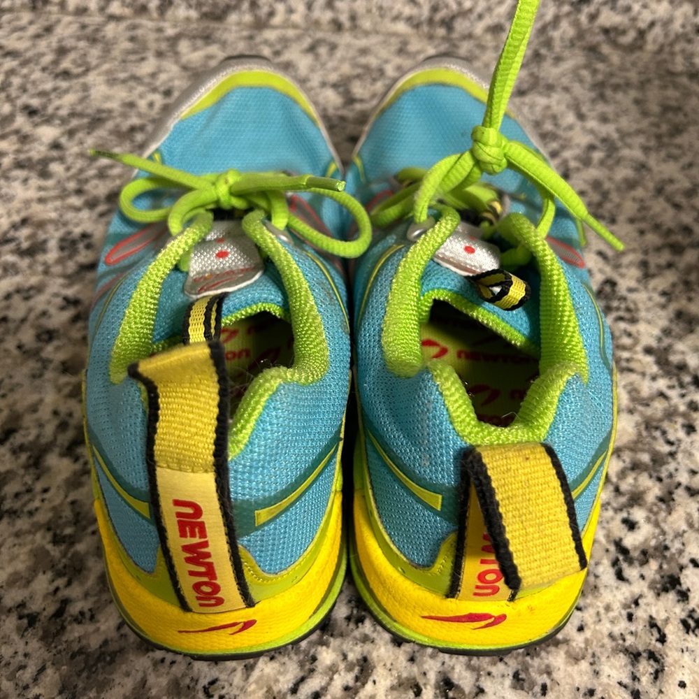 Newton Vibrant Blue and Yellow Running Sneakers